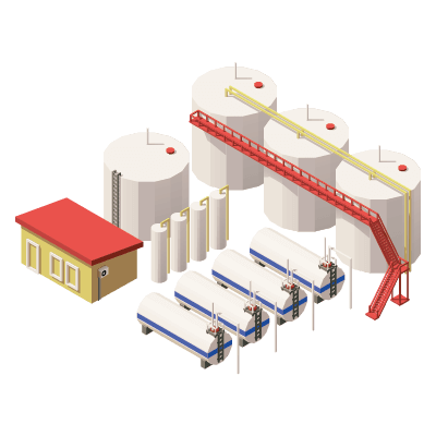 Image of storage tanks